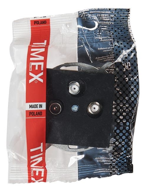 Gniazdo TV / SAT PRESTIGE Czarny mat TIMEX