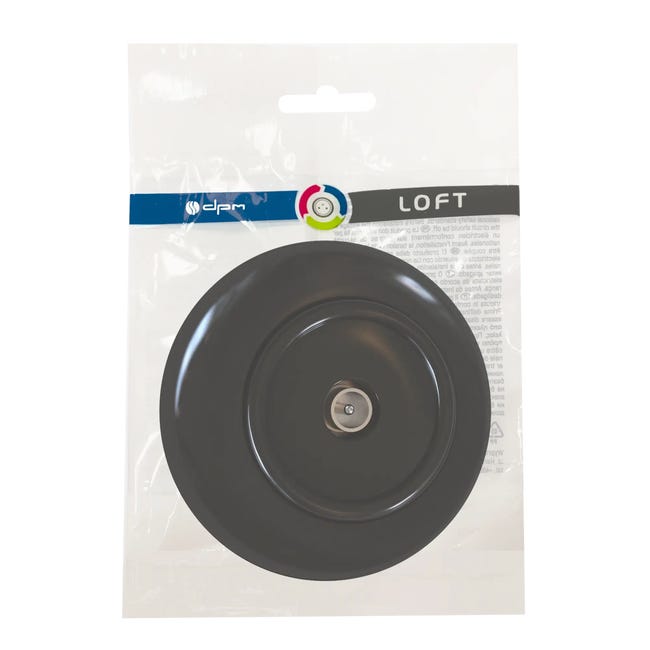 Gniazdo TV LF0005B LOFT czarny DPM