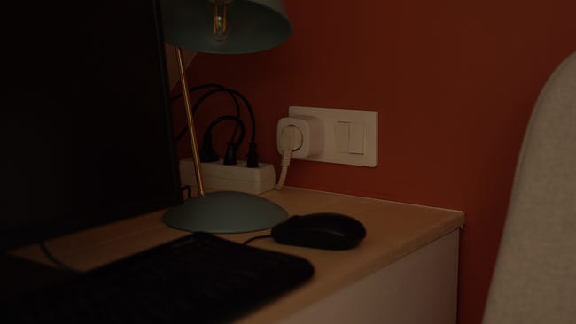 Gniazdo elektryczne 16A z pomiarem ENKI LEXMAN