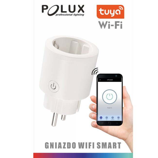 Gniazdo elektryczne WiFi TUYA Smart Home Biały POLUX