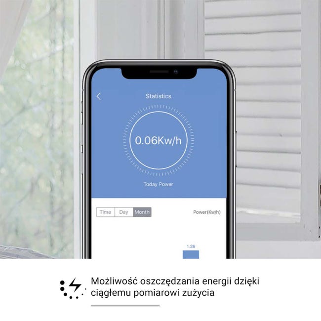 Gniazdo elektryczne inteligentne Ezviz T30-10B Wi-Fi