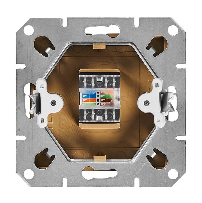 Gniazdo komputerowe RJ45 PRESTIGE Czarny TIMEX