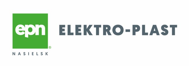 Gniazdo podwójne IP44 HERMES Biały ELEKTRO-PLAST