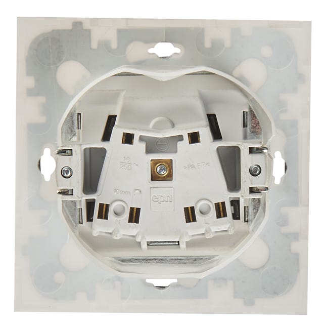 Gniazdo pojedyncze Ardea czarne IP44 Lexman