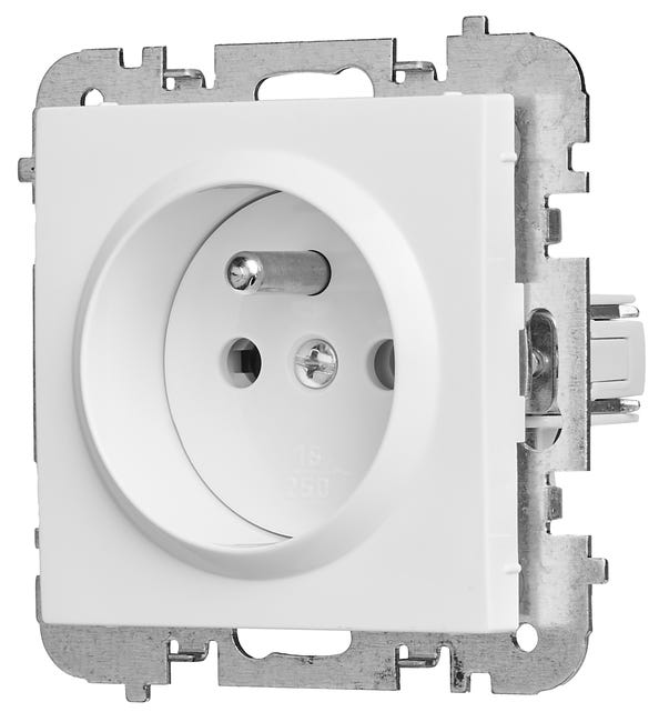 Gniazdo pojedyncze Biały VESTRA ELEKTRO-PLAST