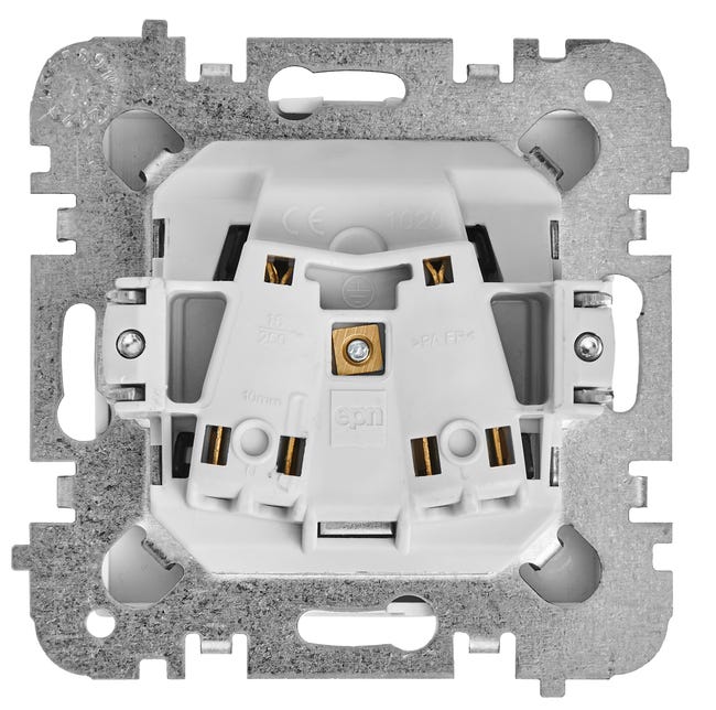 Gniazdo pojedyncze Biały VESTRA ELEKTRO-PLAST