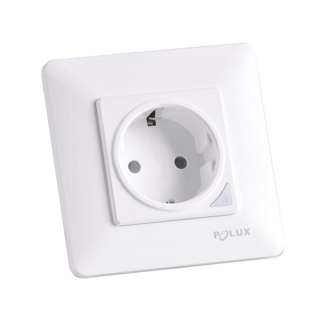 Gniazdo pojedyncze WiFi TUYA Smart Home Biały POLUX