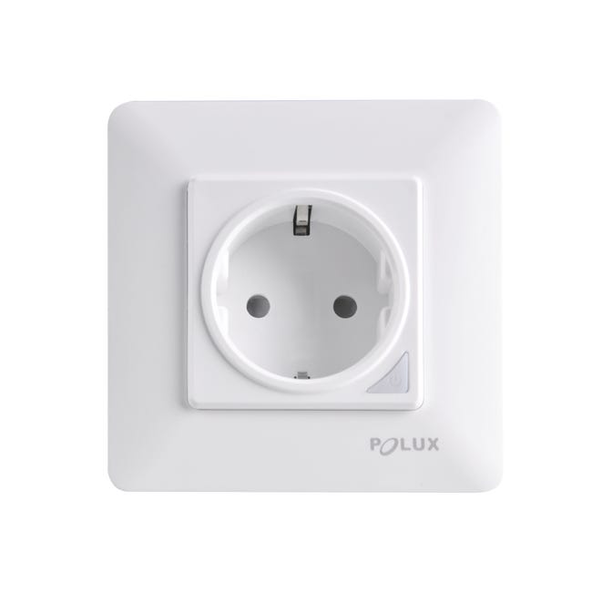 Gniazdo pojedyncze WiFi TUYA Smart Home Biały POLUX