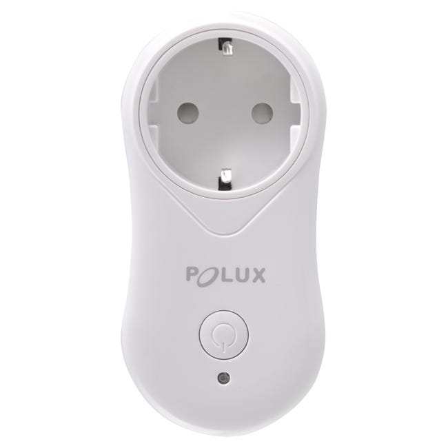 Gniazdo z włacznikiem i USB WiFi TUYA Smart Home Biały POLUX