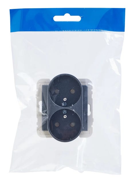 Gniazdo zasilające LOGUS 90 Grafitowy EFAPEL