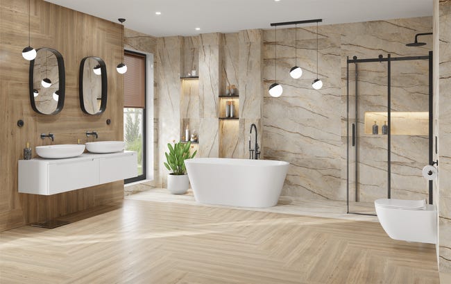 Gres szkliwiony Armani Gold Carv 60x120 Prime Ceramics