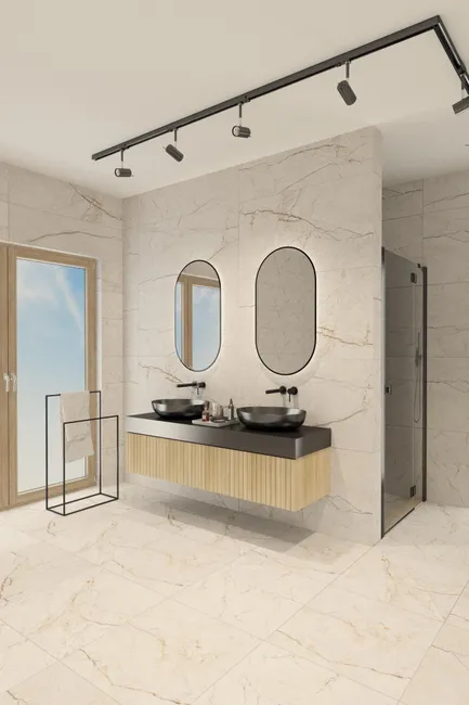 Gres szkliwiony Avorio Bianco 60x60 Prime Ceramics