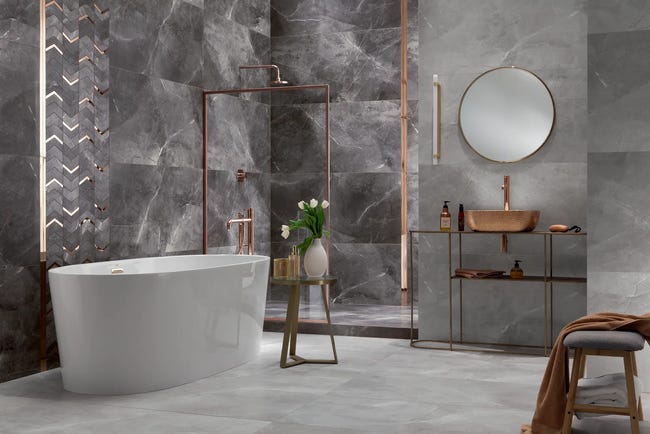 Gres szkliwiony Blackwall Black 59.8x119.8 Arte