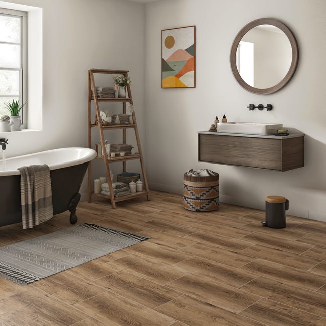 Gres szkliwiony Cabane Brown 29.8x59.8 Artens