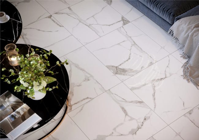 Gres szkliwiony Caro White 60x60 Saturn