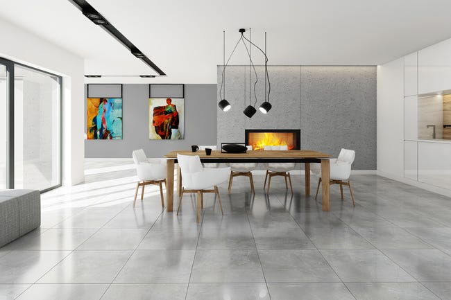 Gres szkliwiony Chicago Light Grey Sugar 60x60 Egen