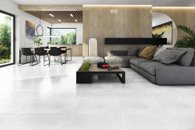 Gres szkliwiony Detroit White 60 x 60 Egen