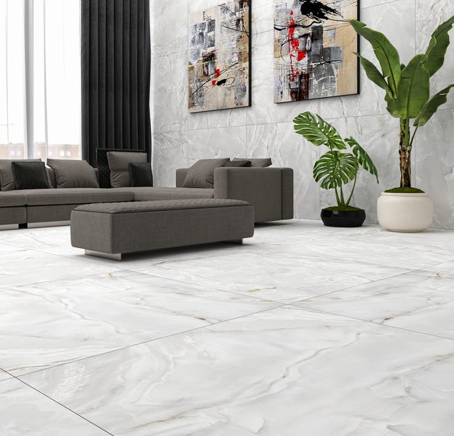 Gres szkliwiony Eternal White 60x120
