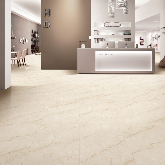 Gres szkliwiony Fiori Beige 60x120 Prime Ceramics