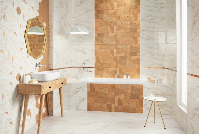 Gres szkliwiony Flare White Lapatto 59.8x59.8 Arte