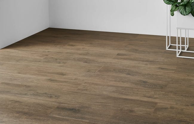 Gres szkliwiony Gingerwood Brown 19.8x119.8 Cersanit