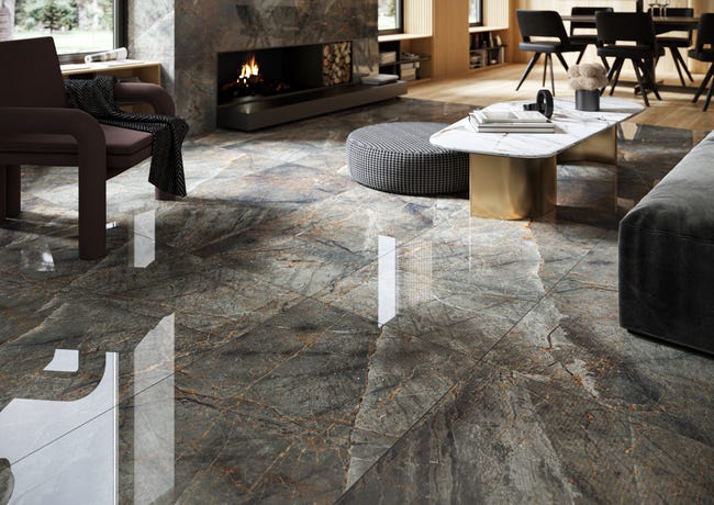 Gres szkliwiony Madis Caoba Poler 60x60 Saturn
