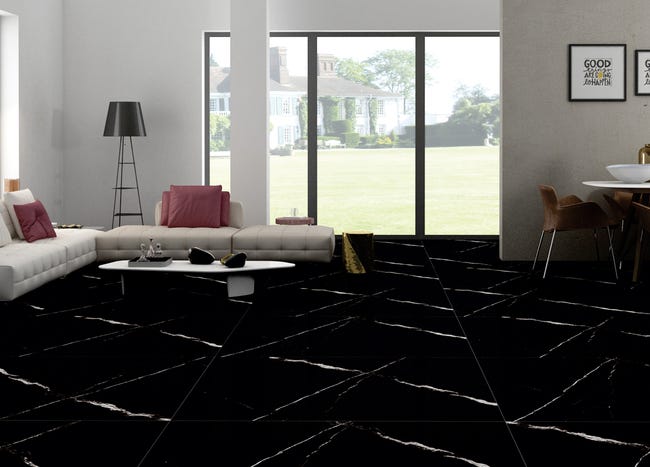 Gres szkliwiony Marques Black 60x120