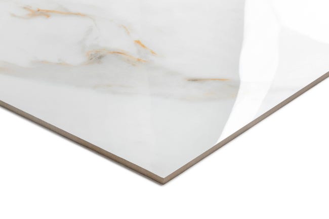 Gres szkliwiony Mykonos White Poler 60x120