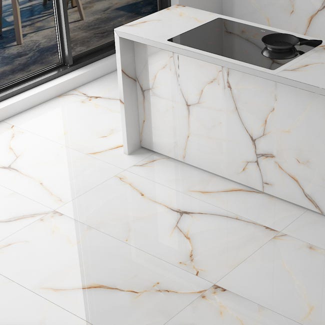 Gres szkliwiony Onyx Gold Slim 60x120 Prime Ceramics