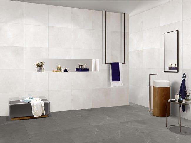 Gres szkliwiony Pulpis Carving White 60x60 Artens