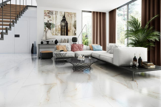 Gres szkliwiony Regal Carara Lap 60 X 60 Egen