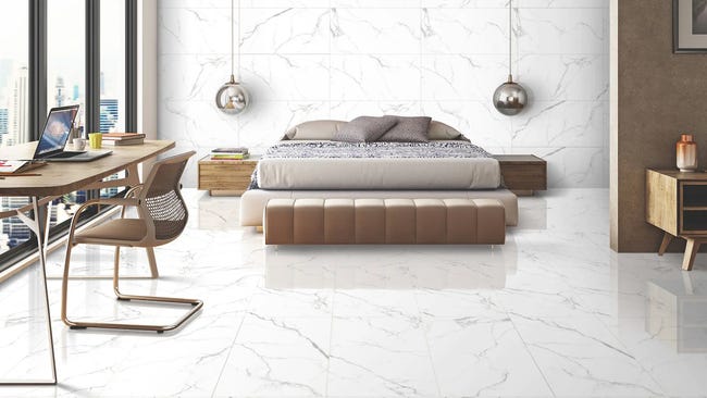 Gres szkliwiony Reno Statuario 60x120 Egen