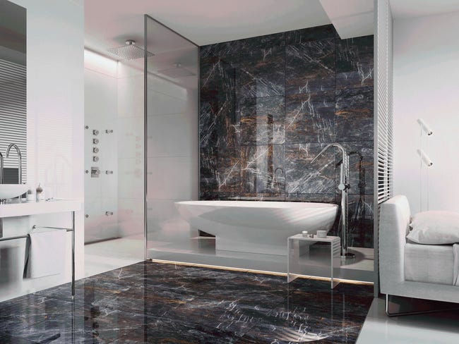 Gres szkliwiony Sentre Blue 60 X 60 Ceramstic