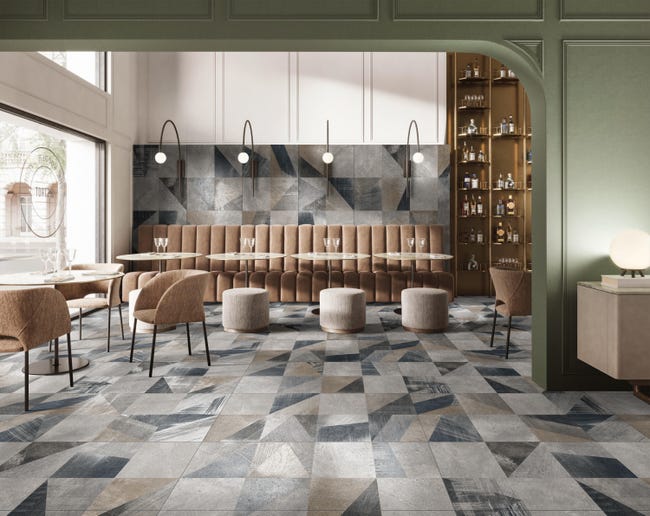 Gres szkliwiony Stalo Geometric Mat 60x120