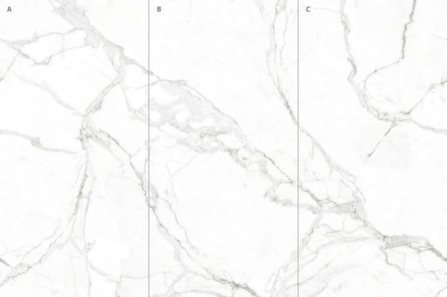 Gres szkliwiony Statuario Belgia 120x240 9 mm