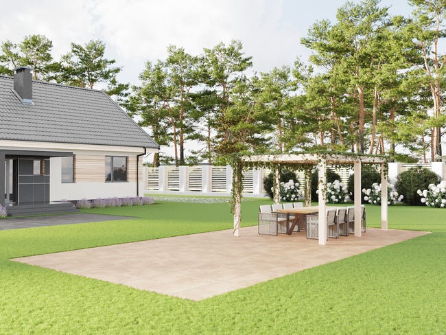 Gres szkliwiony Tarasso Creme Mat 60x60 Ceramstic