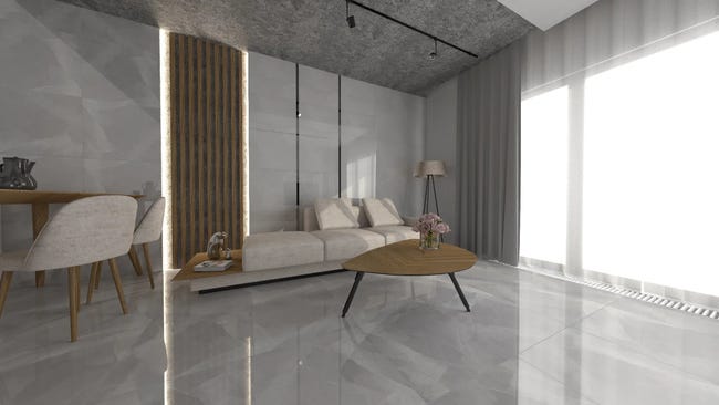 Gres szkliwiony Torino Ivory Rekt. 60 X 60 Egen