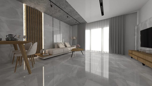 Gres szkliwiony Torino Ivory Rekt. 60 X 60 Egen