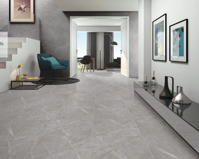 Gres szkliwiony Valencia Grey Carving 60x60 Egen