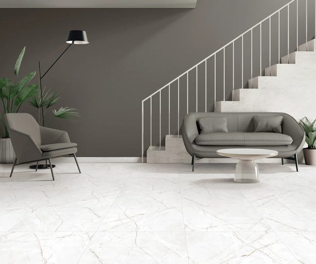 Gres szkliwiony Valencia Silver Carving 60x60 Egen