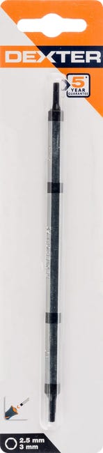 Grot wkrętaka Hex 2.5 / Hex 3 155 mm Dexter