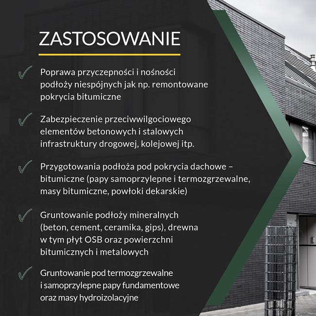 Grunt bitumiczny polimerowo-bitumiczny Evomer 18 kg Tytan Professional