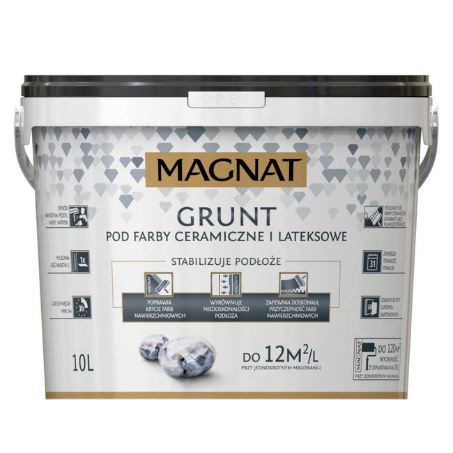 Grunt pod farby ceramiczne i lateksowe 10 l MAGNAT