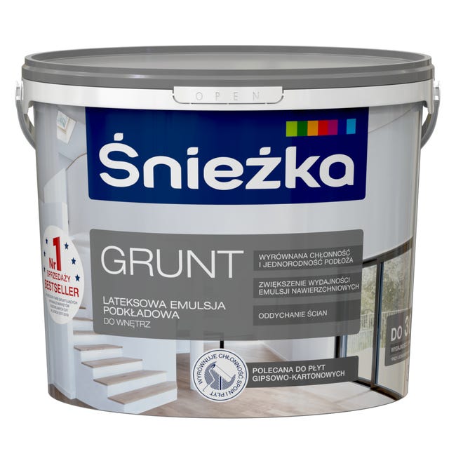Grunt Śnieżka biały 3 l 