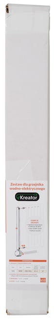 Grzałka elektryczna EKREATOR 600W 600mm biała LUXRAD
