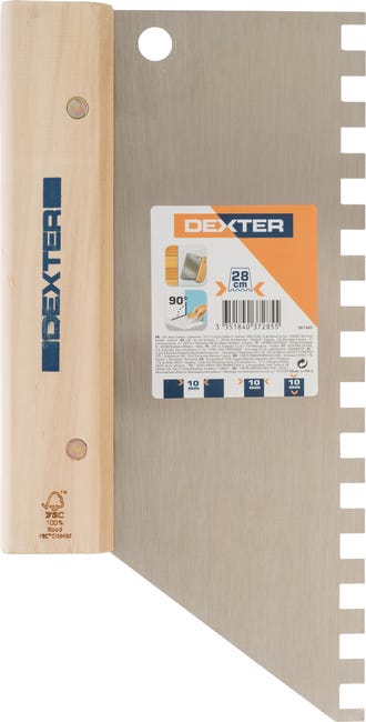 Grzebień do kleju 28 cm / 10 mm DEXTER