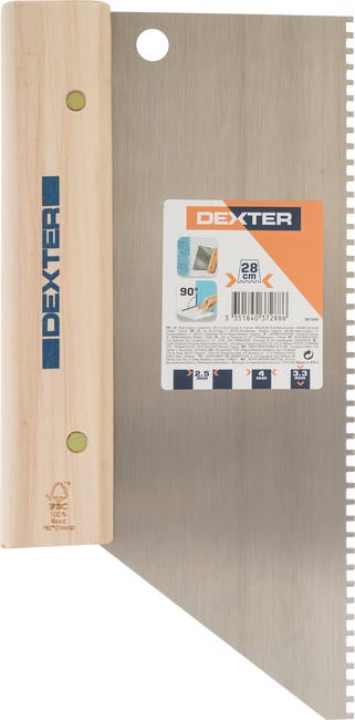 Grzebień do kleju 28 cm / 4 mm DEXTER