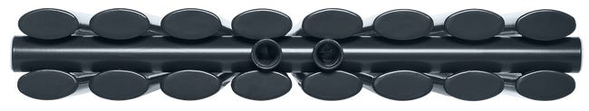 Grzejnik ELIPTO 180x46.6 Grafit ZDC 1388W Roz 5cm 10 Bar EQUATION