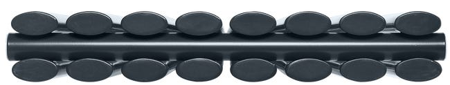Grzejnik ELIPTO 180x46.6 Grafit ZDC 1388W Roz 5cm 10 Bar EQUATION