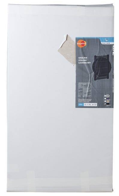 Grzejnik LUXUS 102.5x58 Czarny ZDC 524W Roz 5cm 7 Bar EQUATION